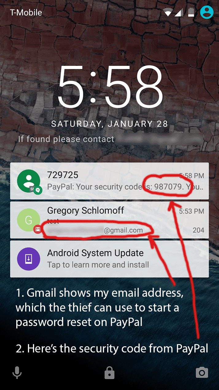 Android Lock Screen screenshot